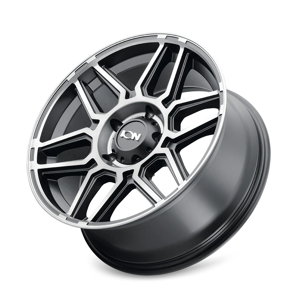 Ion Alloy - ION 146 MATTE BLACK MACHINED WITH DARK 17X9 6-139.7 0MM 106MM - Image 3