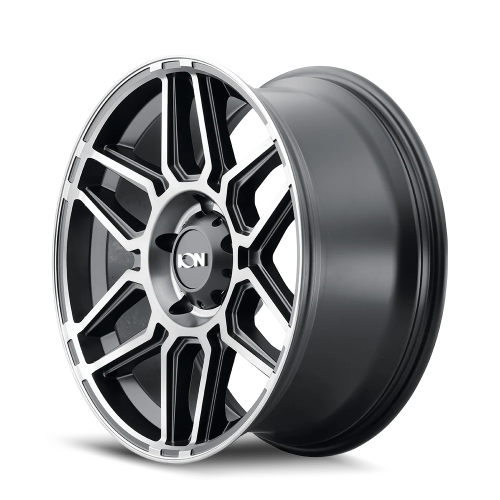 Ion Alloy - ION 146 MATTE BLACK MACHINED WITH DARK 20X9 6-135 18MM 87.1MM - Image 2
