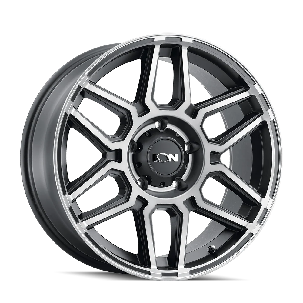 Ion Alloy - ION 146 MATTE BLACK MACHINED WITH DARK 20X9 8-170 0MM 125.2MM - Image 4