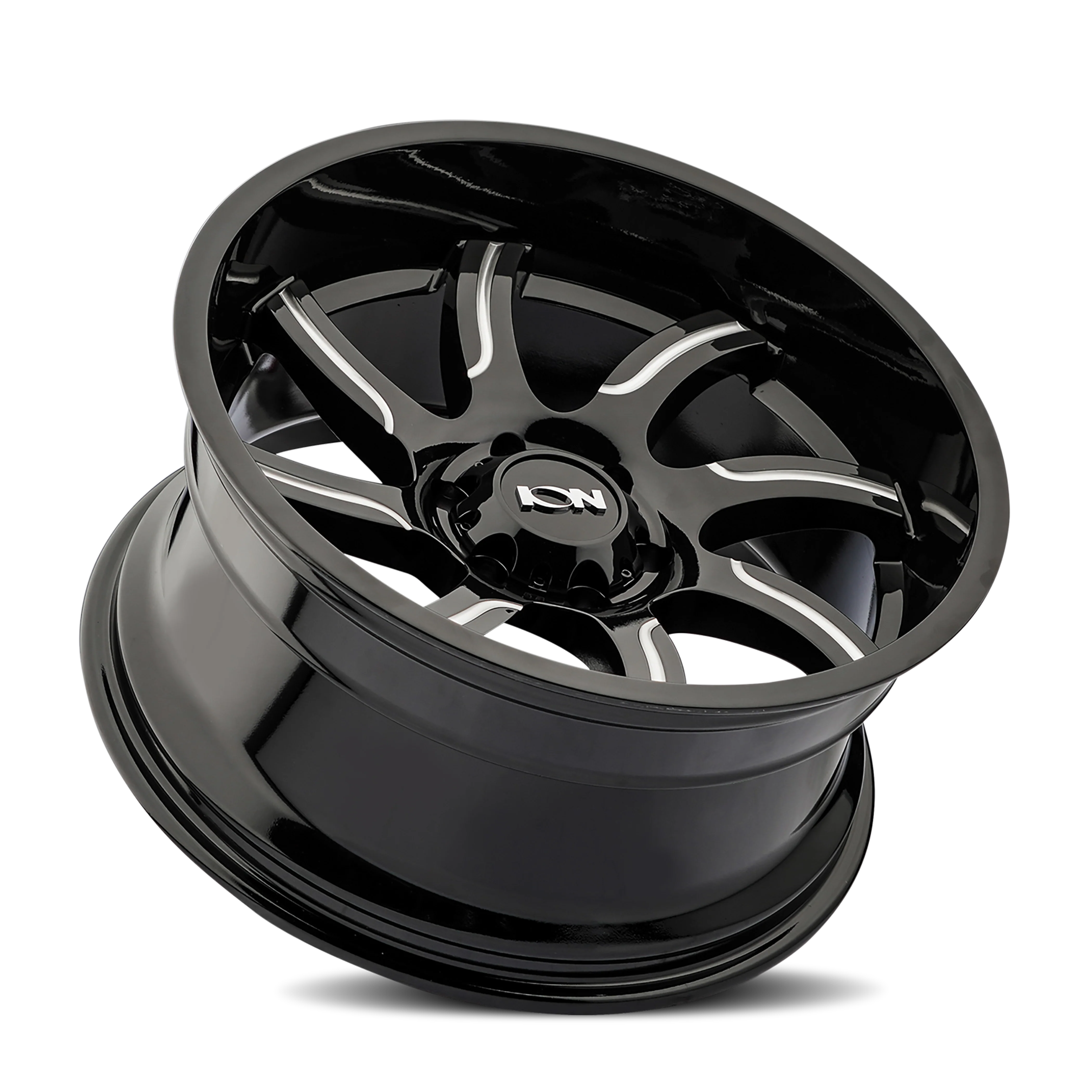 Ion Alloy - ION 151 GLOSS BLACK MILLED 17X9 8-165.1 0MM 125.2MM - Image 2