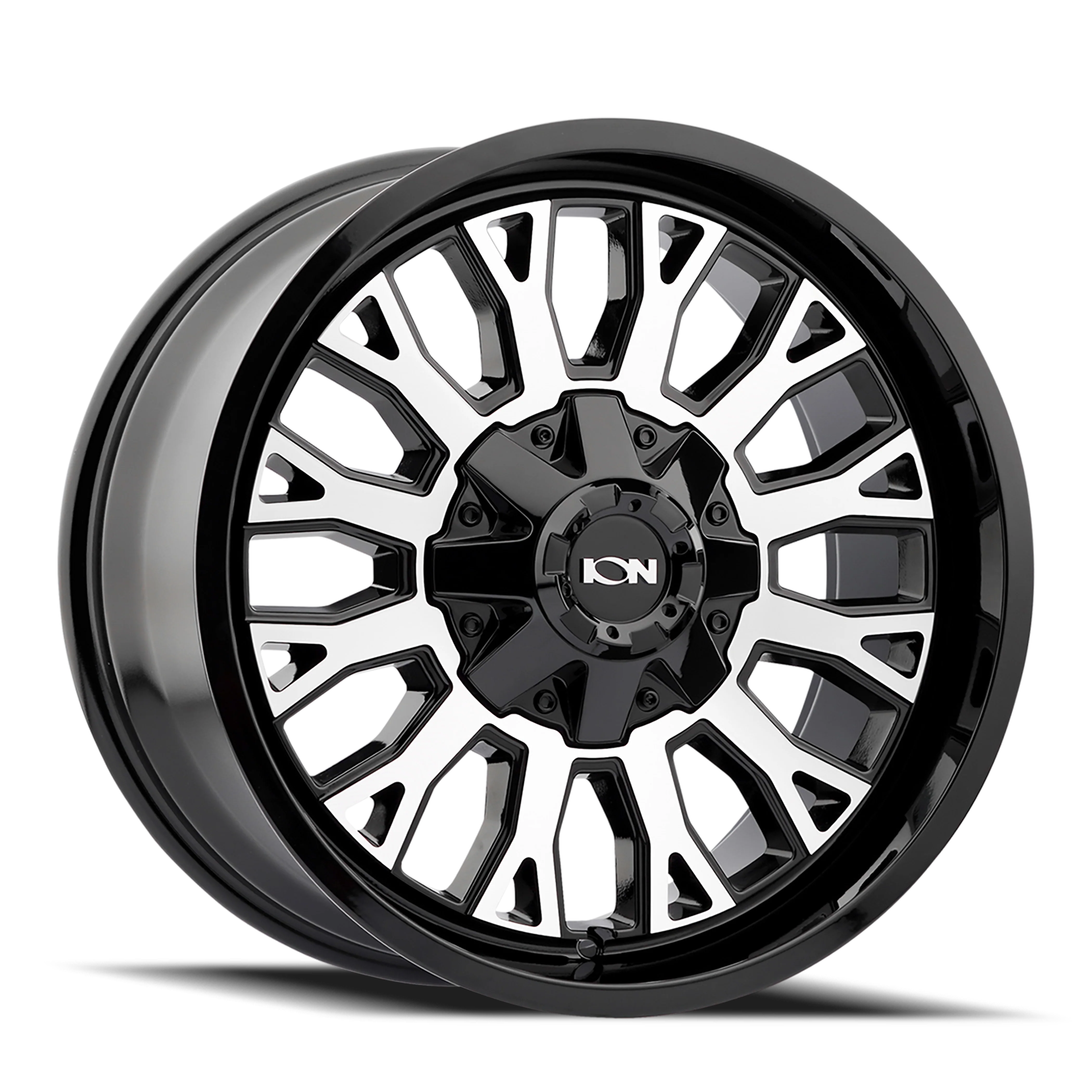 Ion Alloy - ION 152 GLOSS BLACK MACHINED 20X9 5-127/5-139.7 0MM 87.1MM