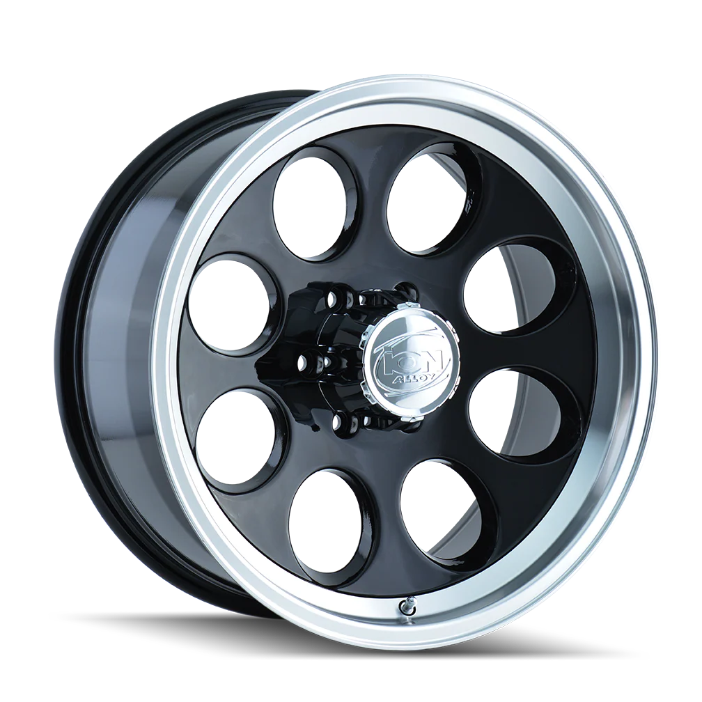 Ion Alloy - ION 171 GLOSS BLACK MACHINED 17X9 8-165.1 0MM 130.8MM - Image 3