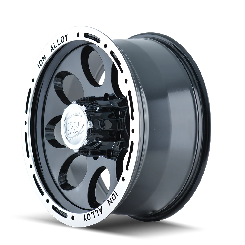Ion Alloy - ION 174 GLOSS BLACK MACHINED 17X9 5-114.3 0MM 83.82MM - Image 2