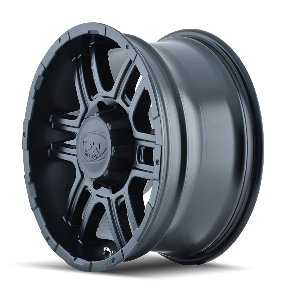 Ion Alloy - ION 179 MATTE BLACK 16X8 8-170 10MM 130.8MM - Image 2