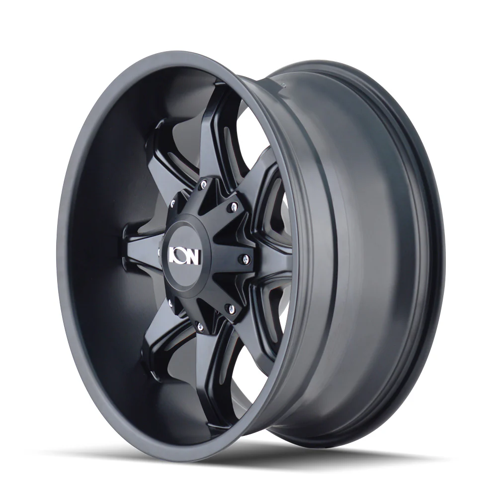 Ion Alloy - ION 181 SATIN BLACK MILLED 17X9 5-114.3/5-127 18MM 87MM - Image 4
