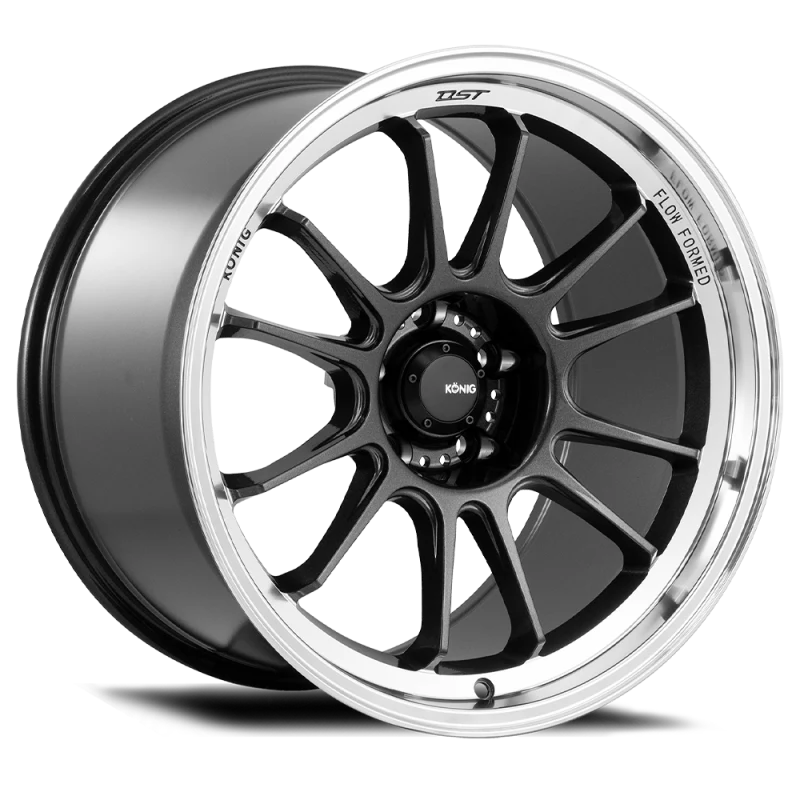 Konig Hypergram 17x9 5x114.3 ET40 Metallic Carbon w/ Machined Lip
