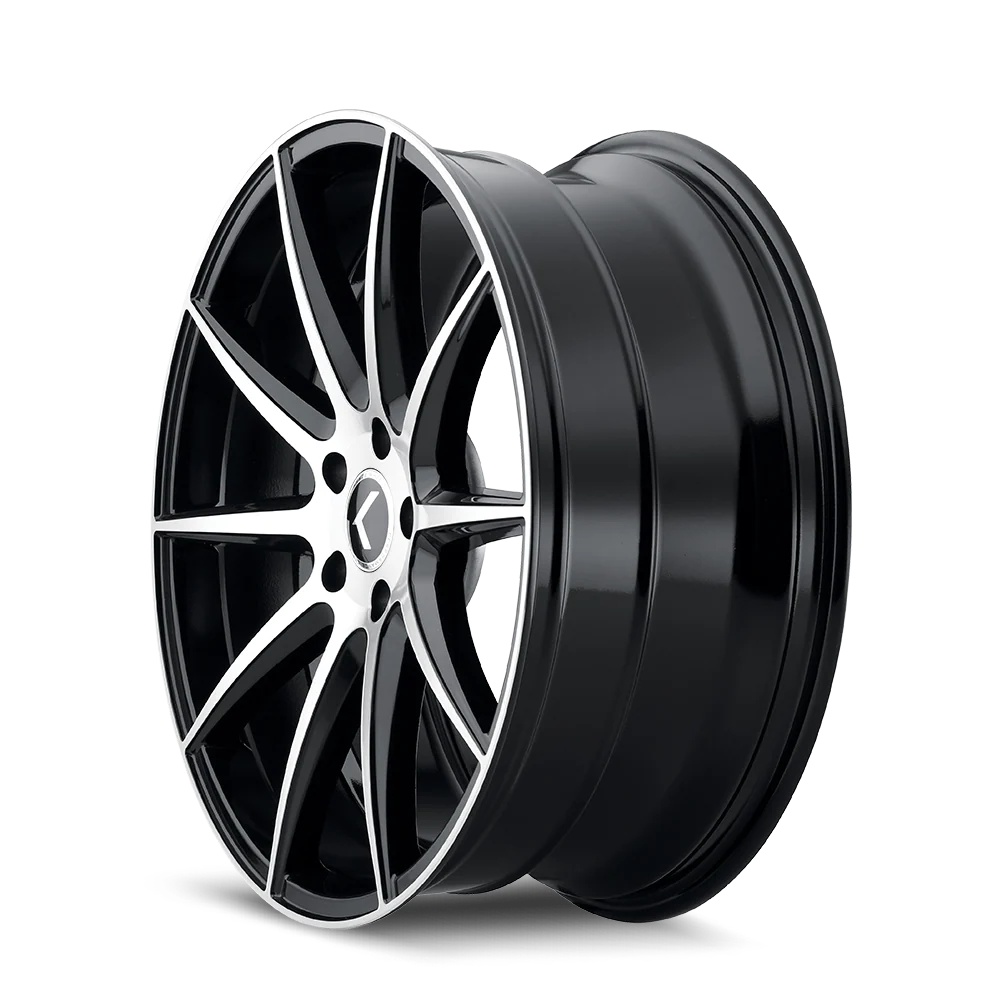 Kraze Wheels - KRAZE COSMOS KR194 GLOSS BLACK MACHINED 17X8 5-115 38MM 72.62MM - Image 2