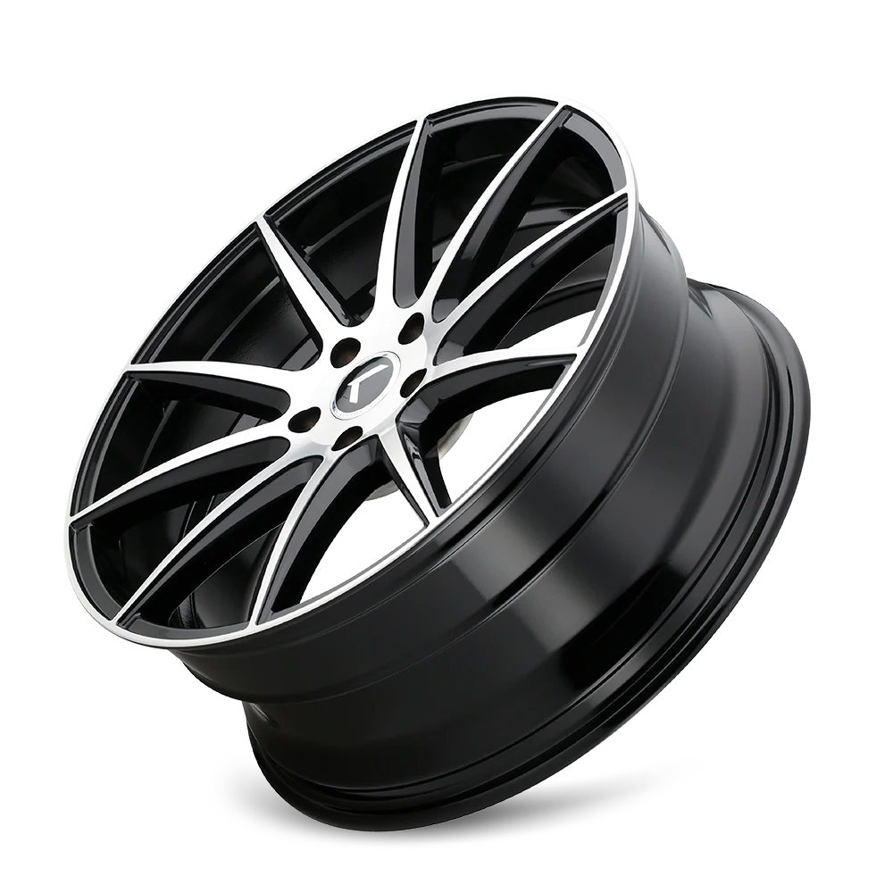 Kraze Wheels - KRAZE COSMOS KR194 GLOSS BLACK MACHINED 18X8 5-120 40MM 74.1MM - Image 3