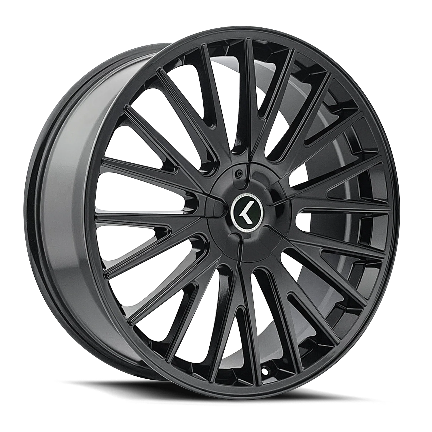 Kraze Wheels - KRAZE DOUBLE DOWN KR185 GLOSS BLACK 22X8.5 5-114.3/5-120 38MM 73MM