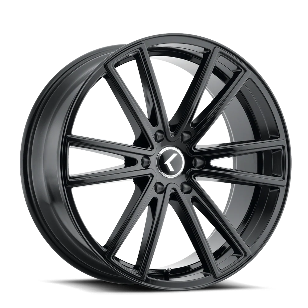 Kraze Wheels - KRAZE LUSSO KR190 GLOSS BLACK 20X8.5 5-112 38MM 66.56MM