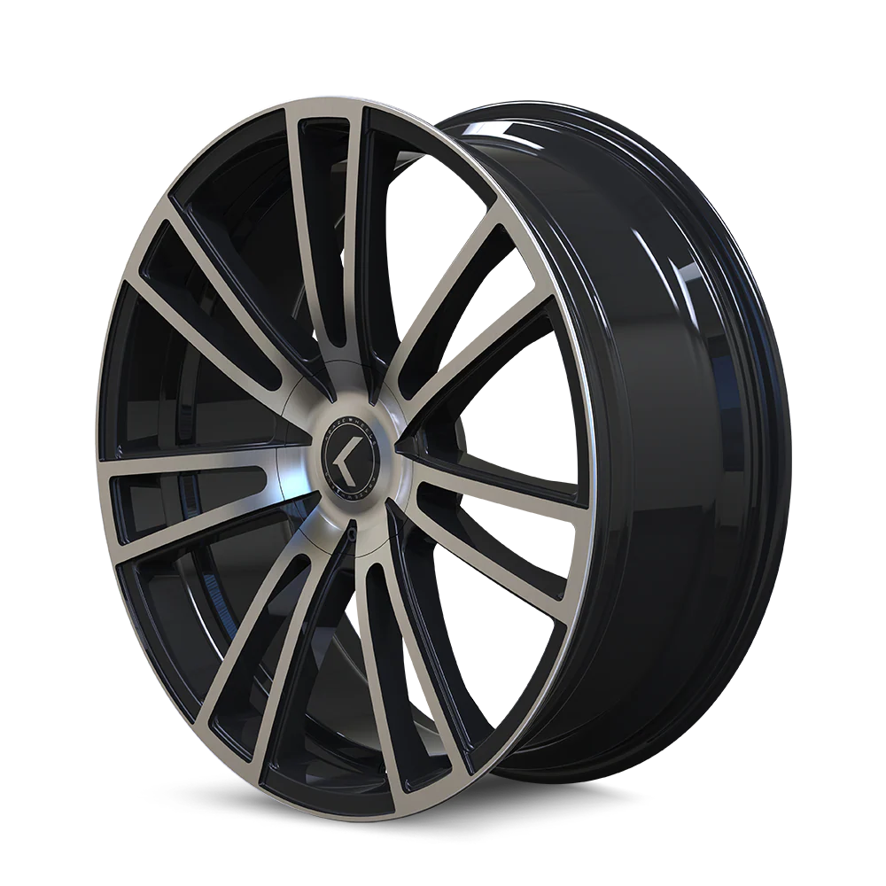 Kraze Wheels - KRAZE SPECTRA 183 GLOSS BLACK MACHINED 20X8.5 5-108/5-114.3 38MM 72.62MM - Image 2