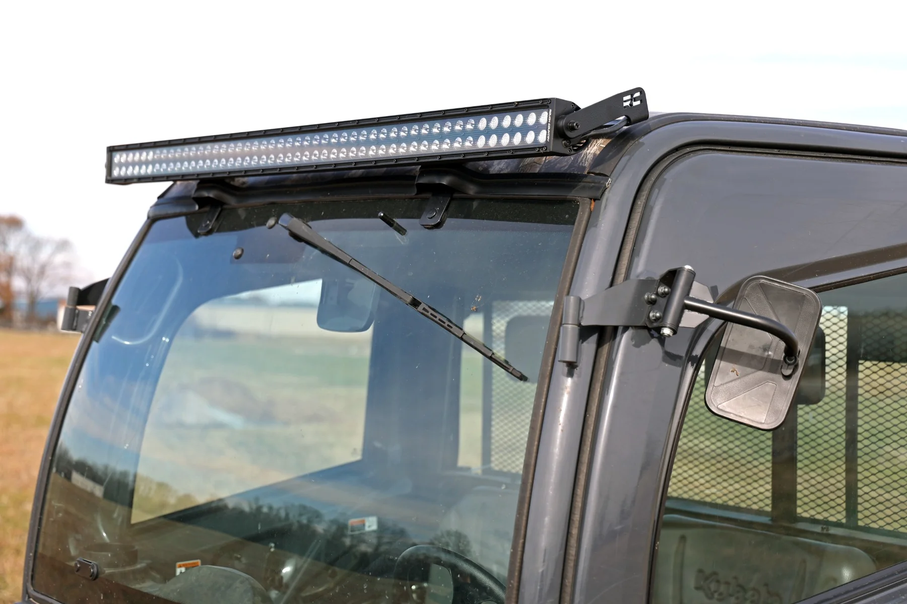 Rough Country - LED Black Single Row DRL Light Bar Kit - 50 Inch - Kubota RTV-X1120 - Image 2
