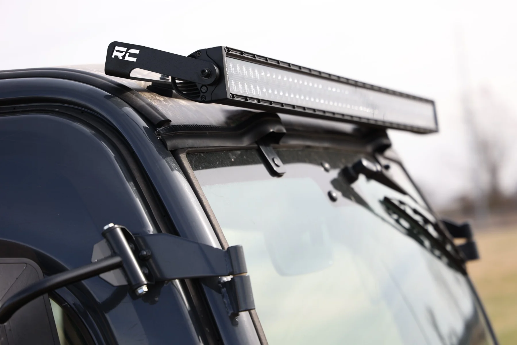 Rough Country - LED Black Single Row DRL Light Bar Kit - 50 Inch - Kubota RTV-X1120 - Image 3