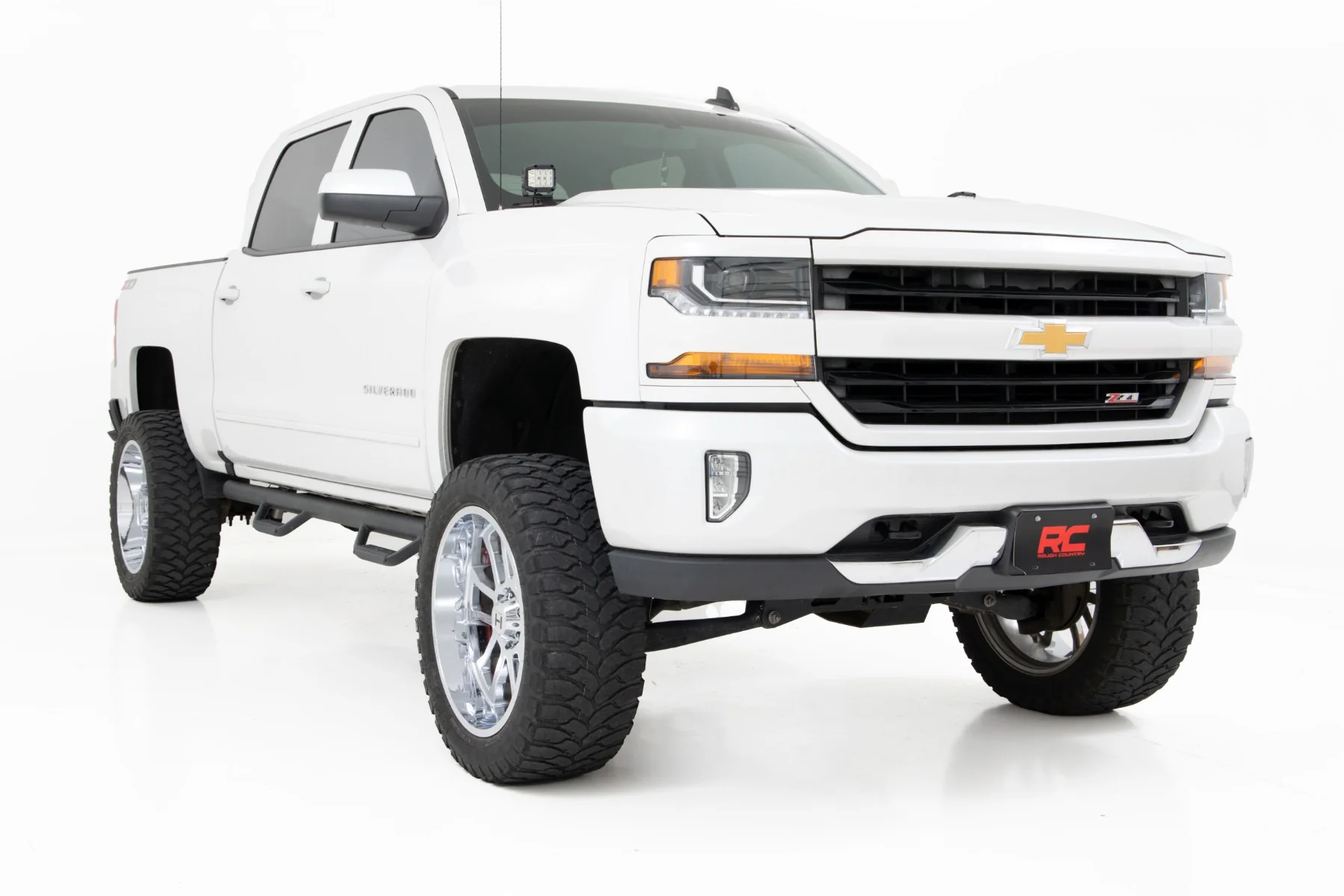 Rough Country - LED Ditch Light Kit - 2in Black Pair - Flood - Chevy/GMC 1500 (14-18 & Classic) - Image 4