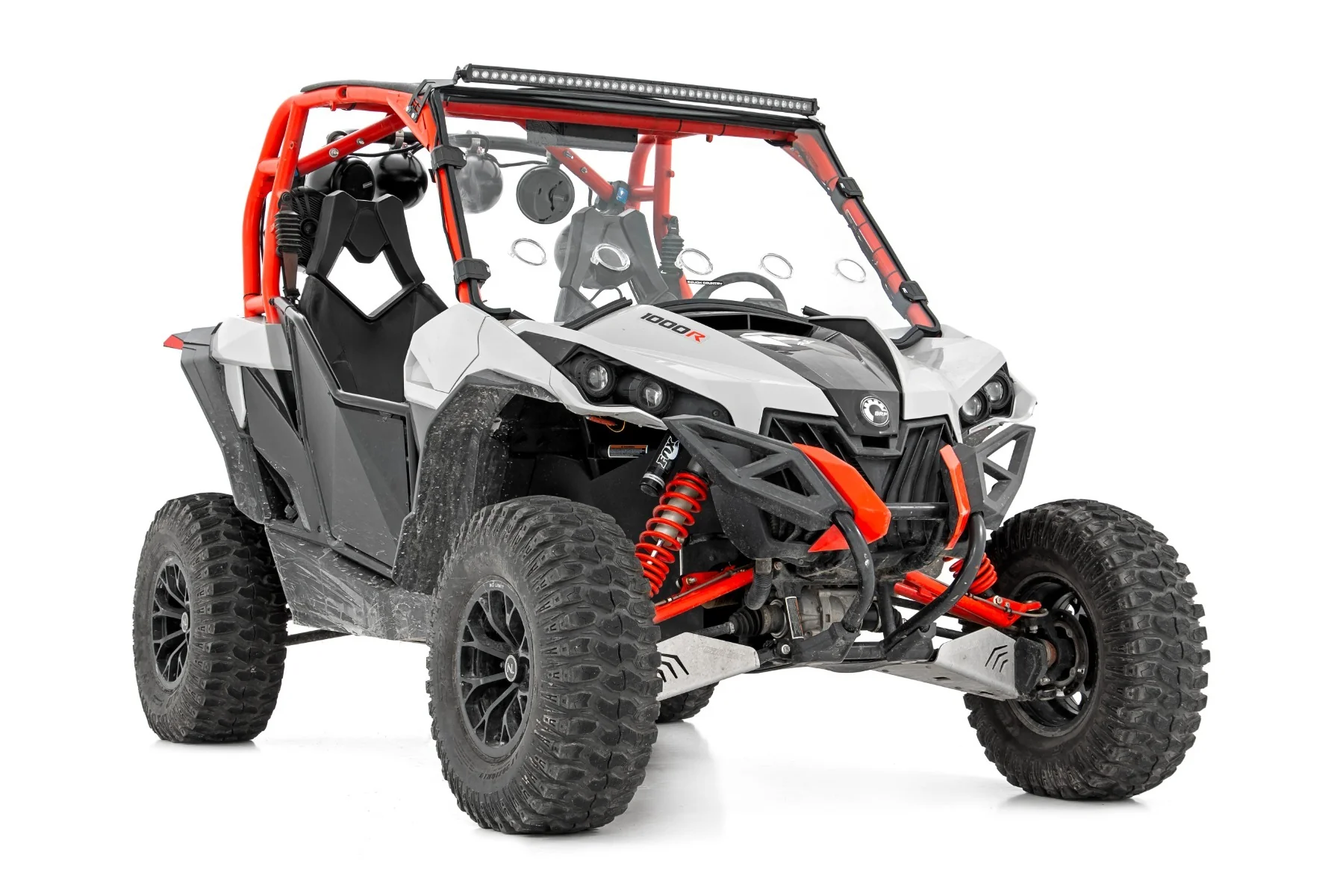 Rough Country - LED Light Kit - Front Mount - 40" Black Single Row - Can-Am Commander Max 1000 - Image 10