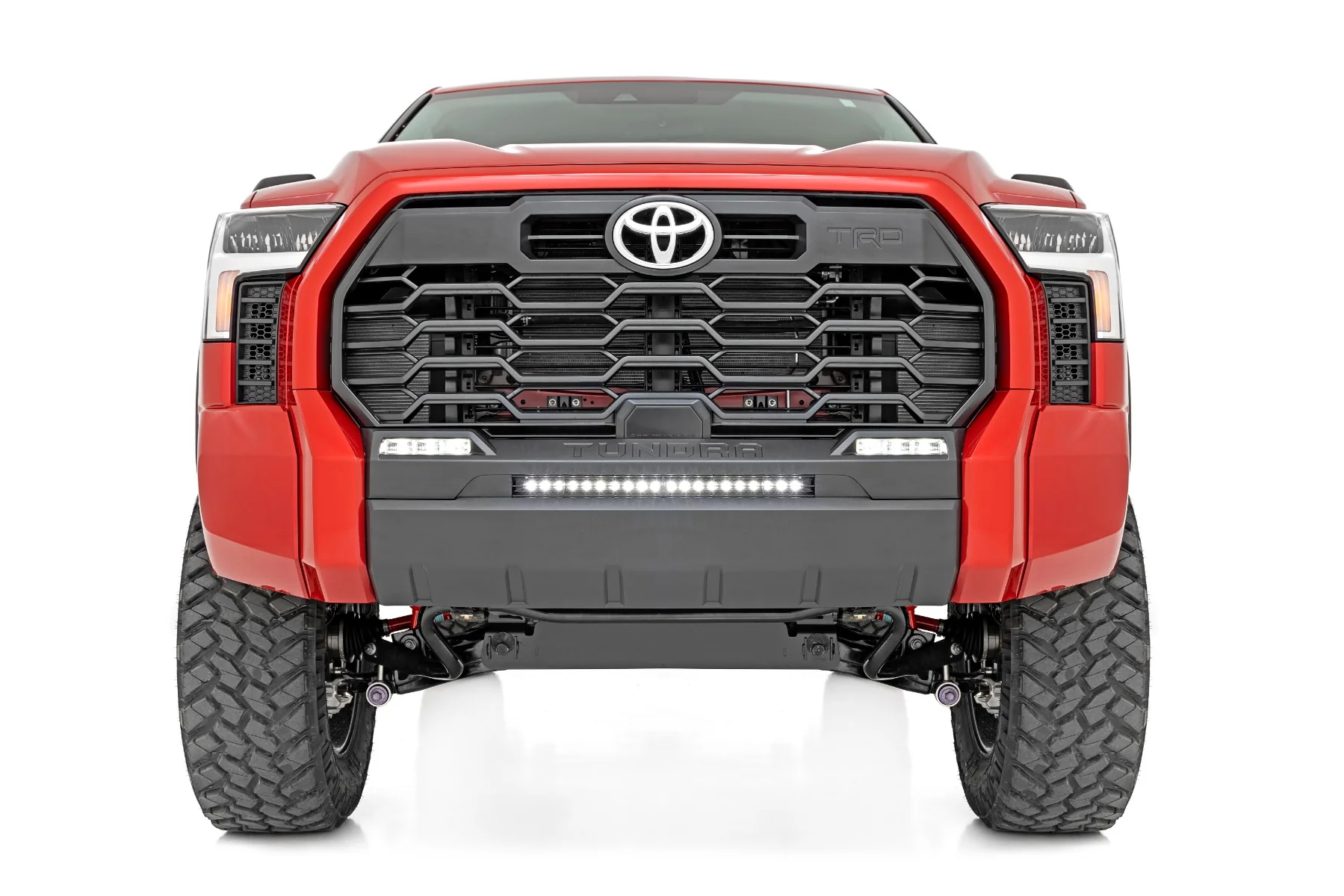 Rough Country - LED Light Kit - Bumper Mount - 20" Black Slim Line - Toyota Tundra (22-25) - Image 11