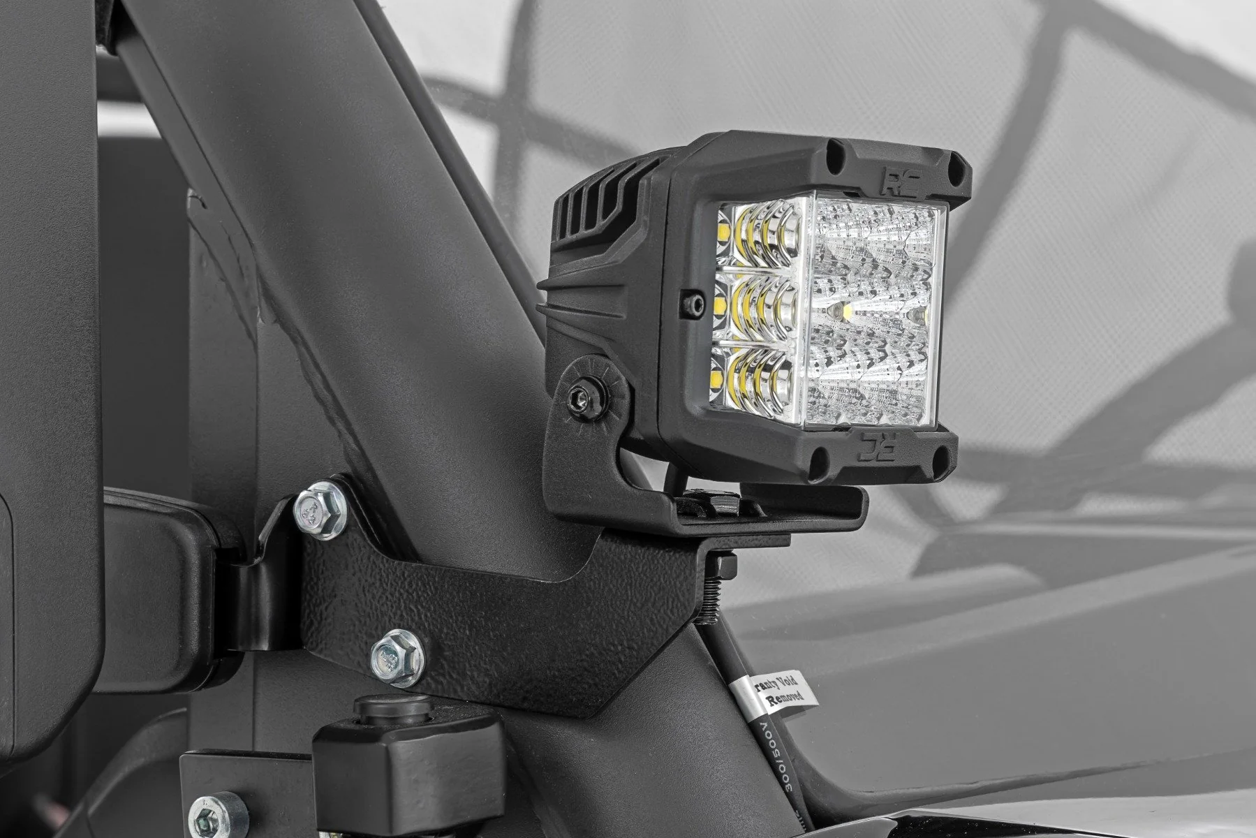 Rough Country - LED Light Kit - Cage Mount - 2" Black Pair - CFMOTO UFORCE 1000 - Image 2