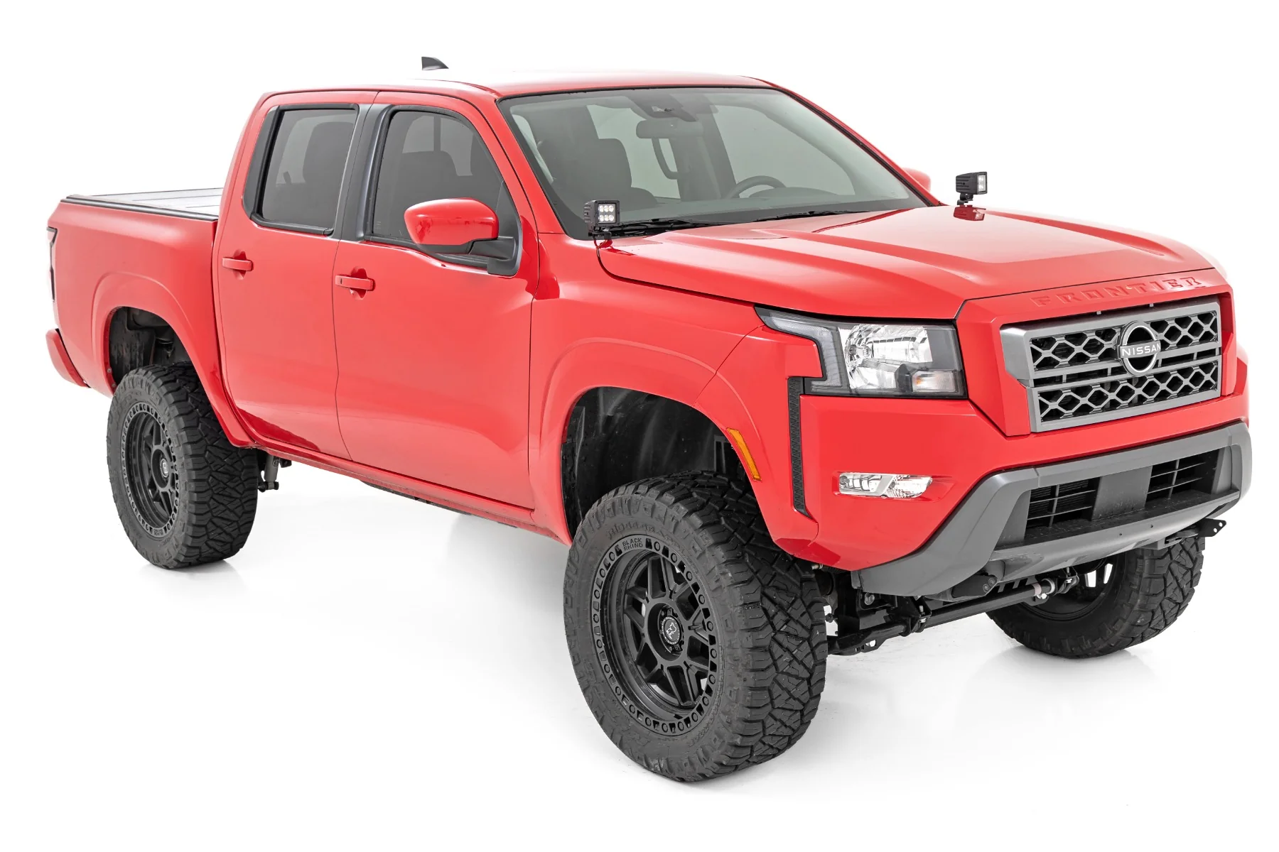 Rough Country - LED Light Kit - Ditch Mount - 2" Black Pair - Spot - Nissan Frontier (22-25) - Image 6
