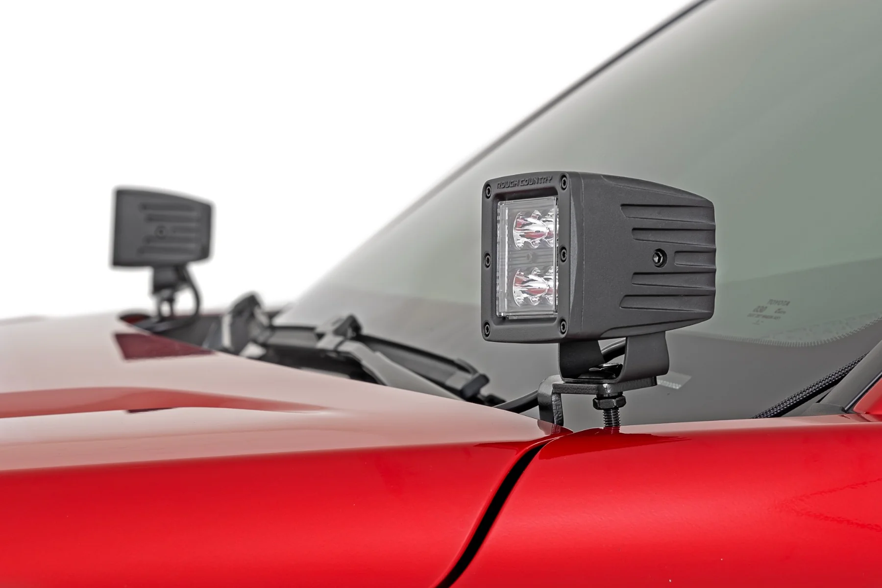 Rough Country - LED Light Kit - Ditch Mount - 2" Black Pair - Spot - Toyota Tacoma (24-25) - Image 3
