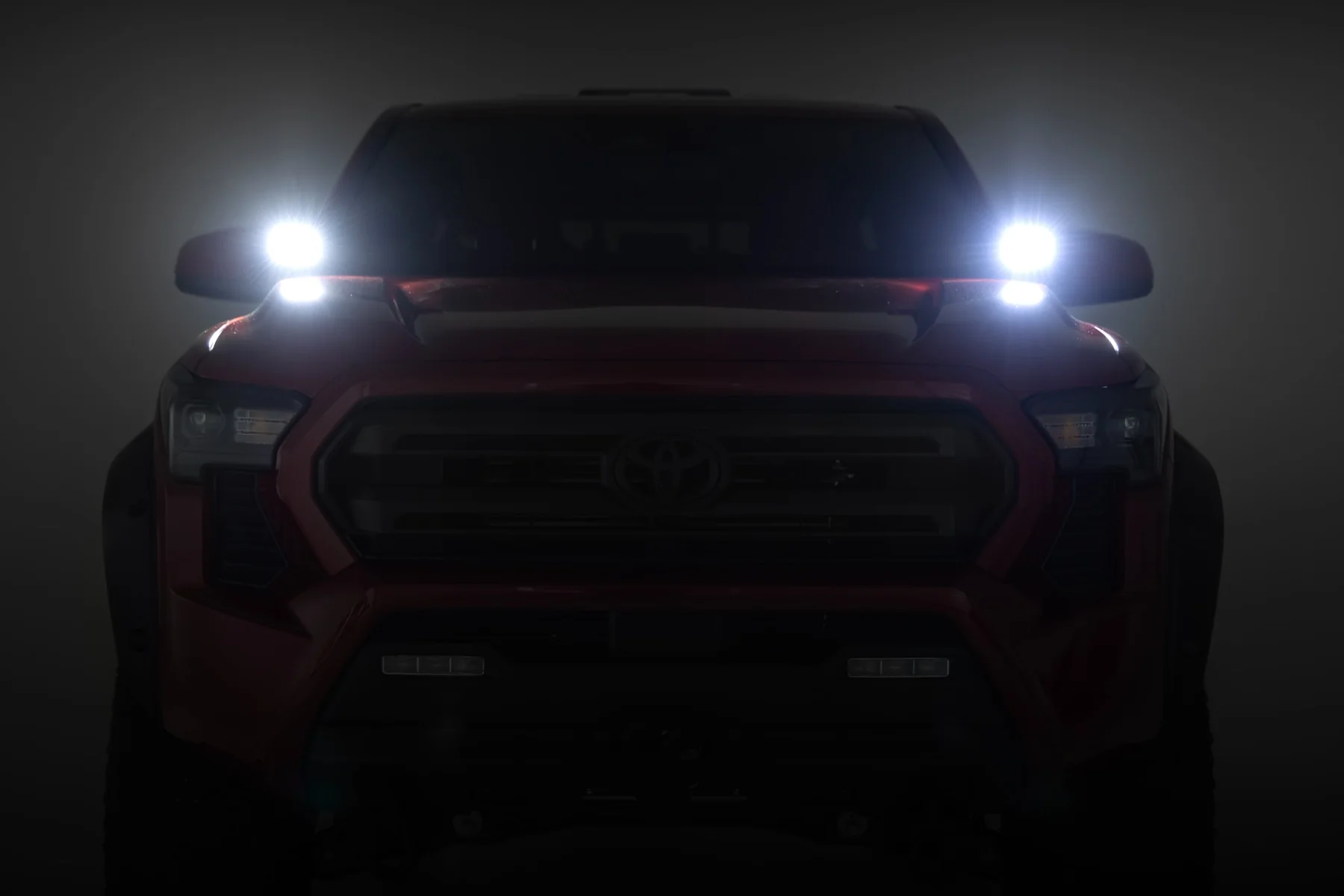 Rough Country - LED Light Kit - Ditch Mount - 2" Black Pair - Spot - Toyota Tacoma (24-25) - Image 5