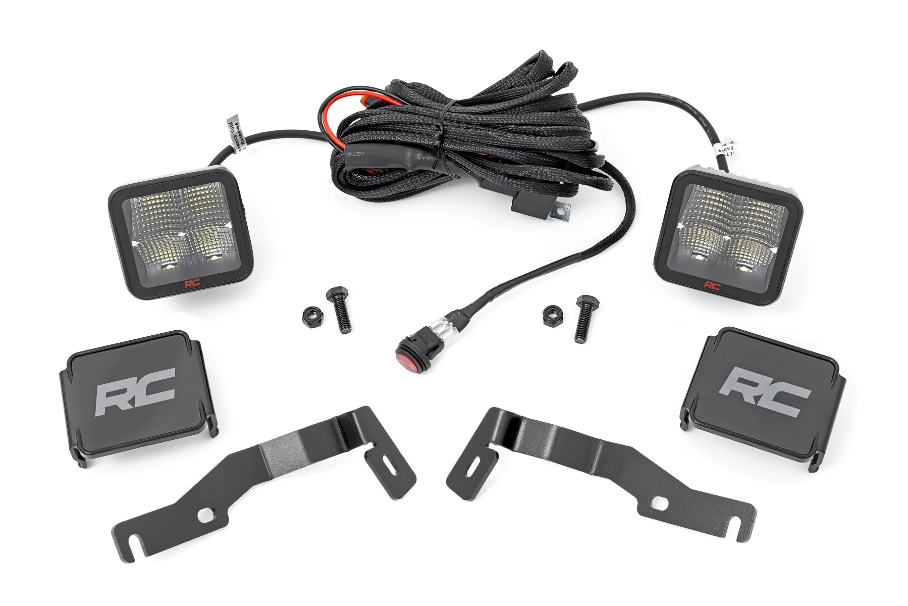 Rough Country - LED Light Kit - Ditch Mount - 2" Spectrum Pair - Spot - Toyota Tacoma (24-25) - Image 8