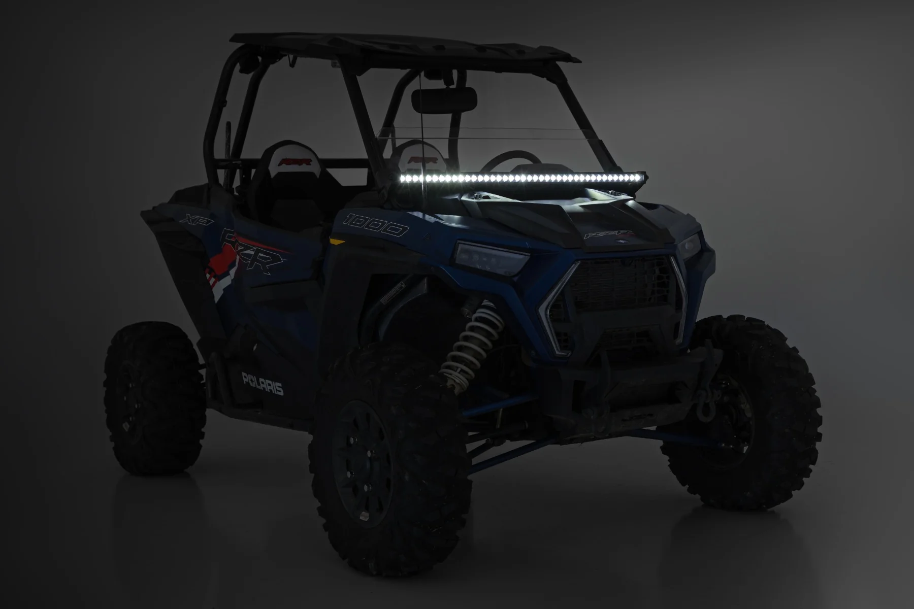 Rough Country - LED Light Kit - Front Mount - 40" Black Single Row - Polaris RZR XP 1000 - Image 11