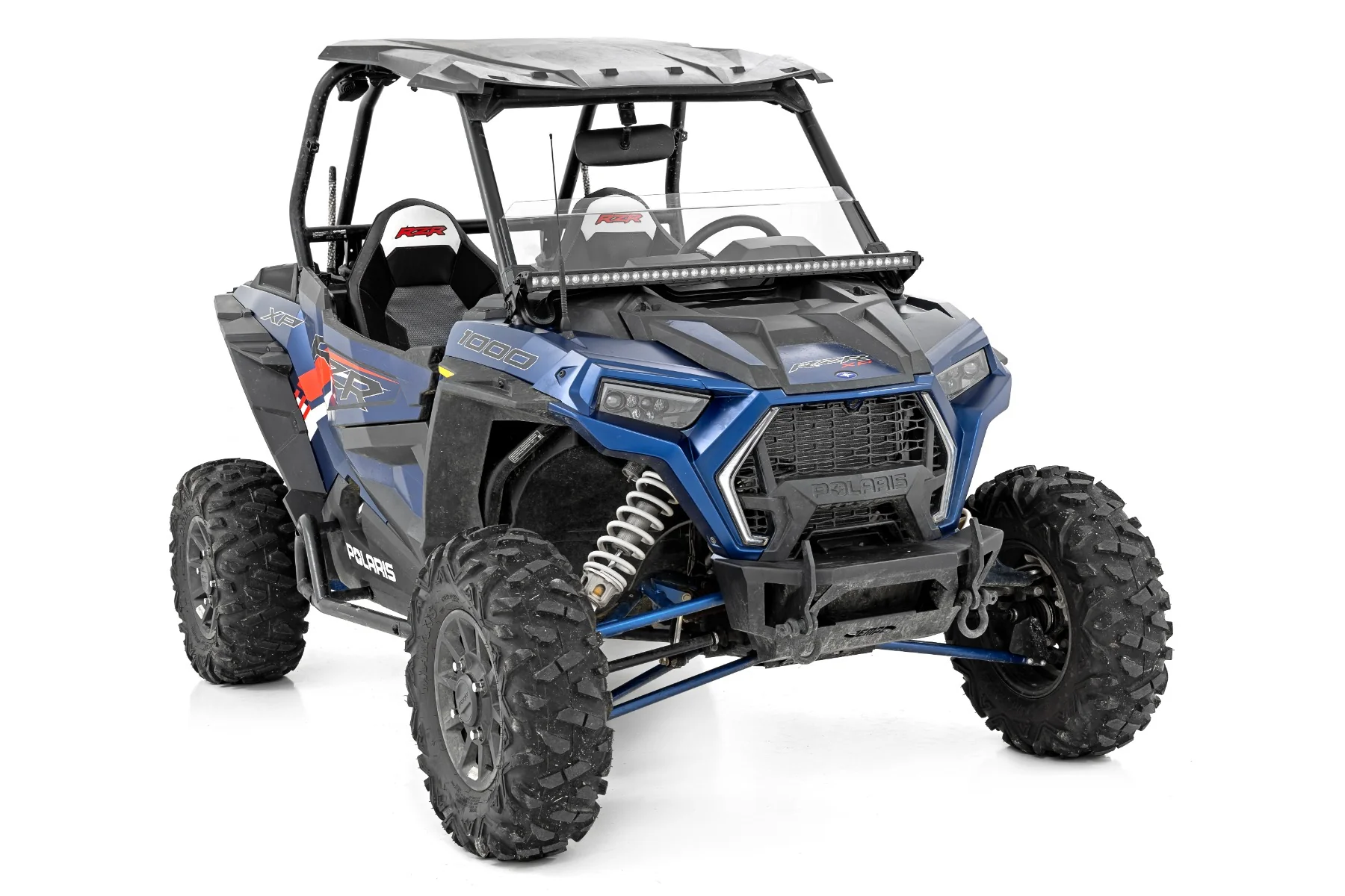 Rough Country - LED Light Kit - Front Mount - 40" Black Single Row - Polaris RZR XP 1000 - Image 8