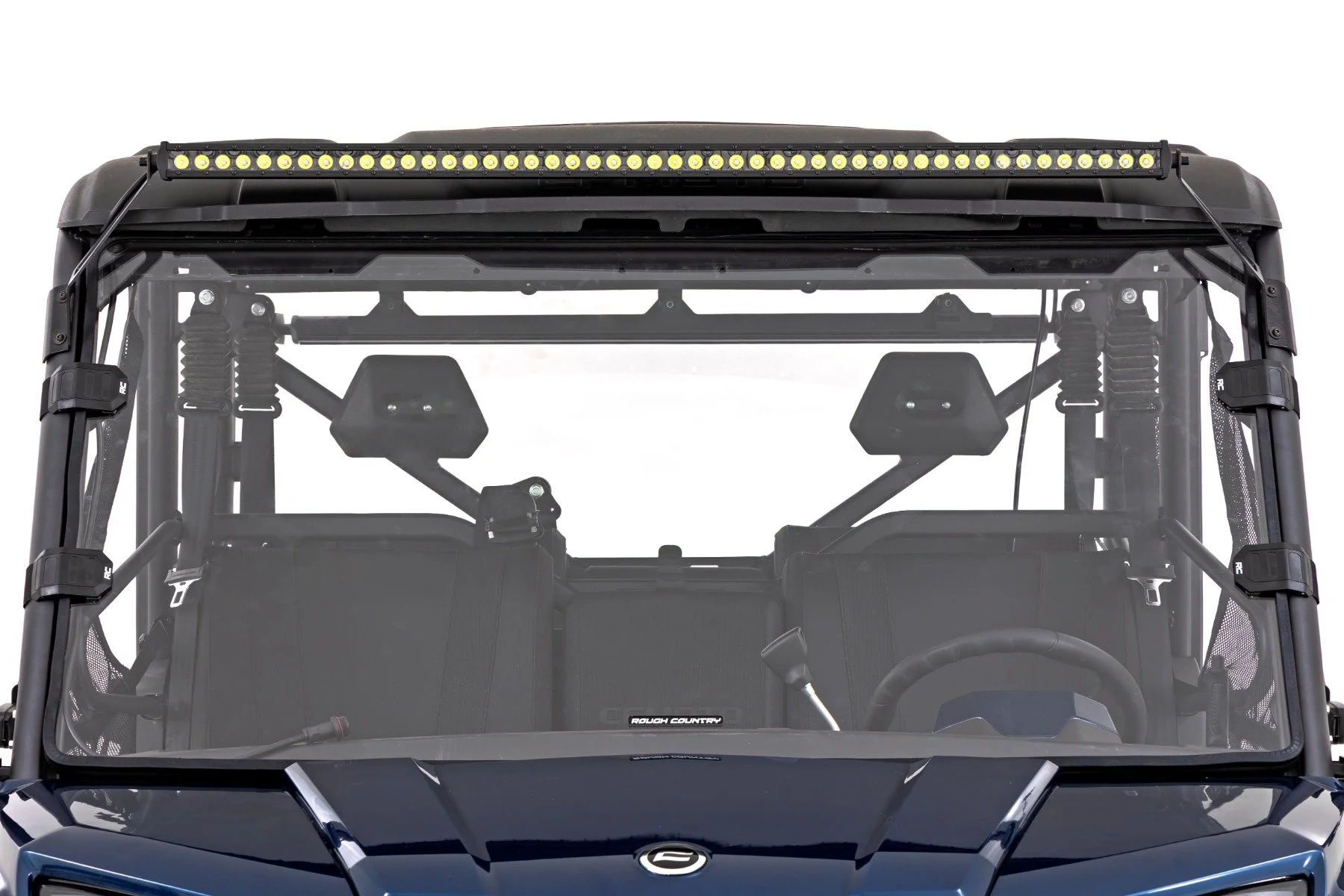 Rough Country - LED Light Kit - Front Mount - 50" Black Single Row - CFMOTO UFORCE 1000 - Image 3