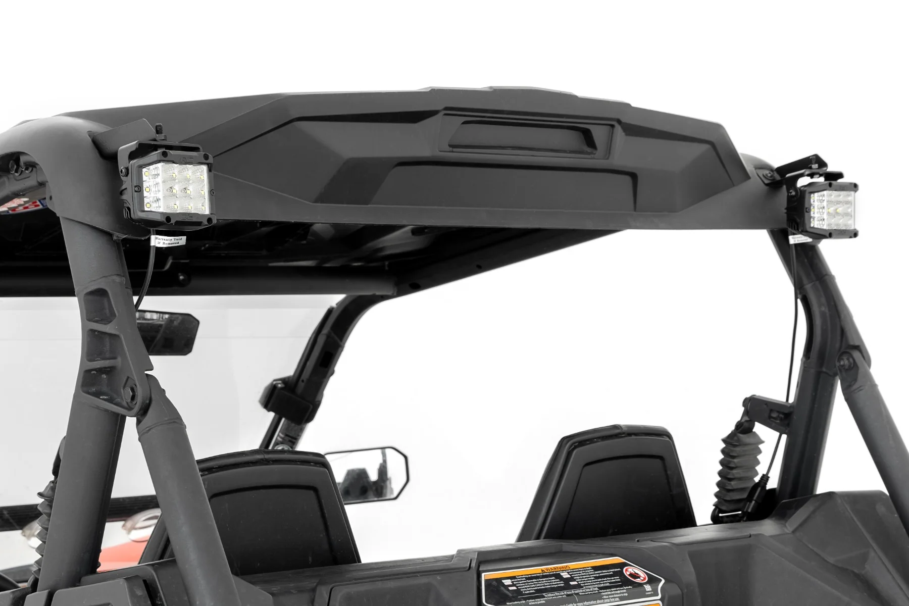 Rough Country - LED Light Kit - Rear Mount - 2" Black Pair - Flood - Can-Am Maverick Sport 1000R - Image 2