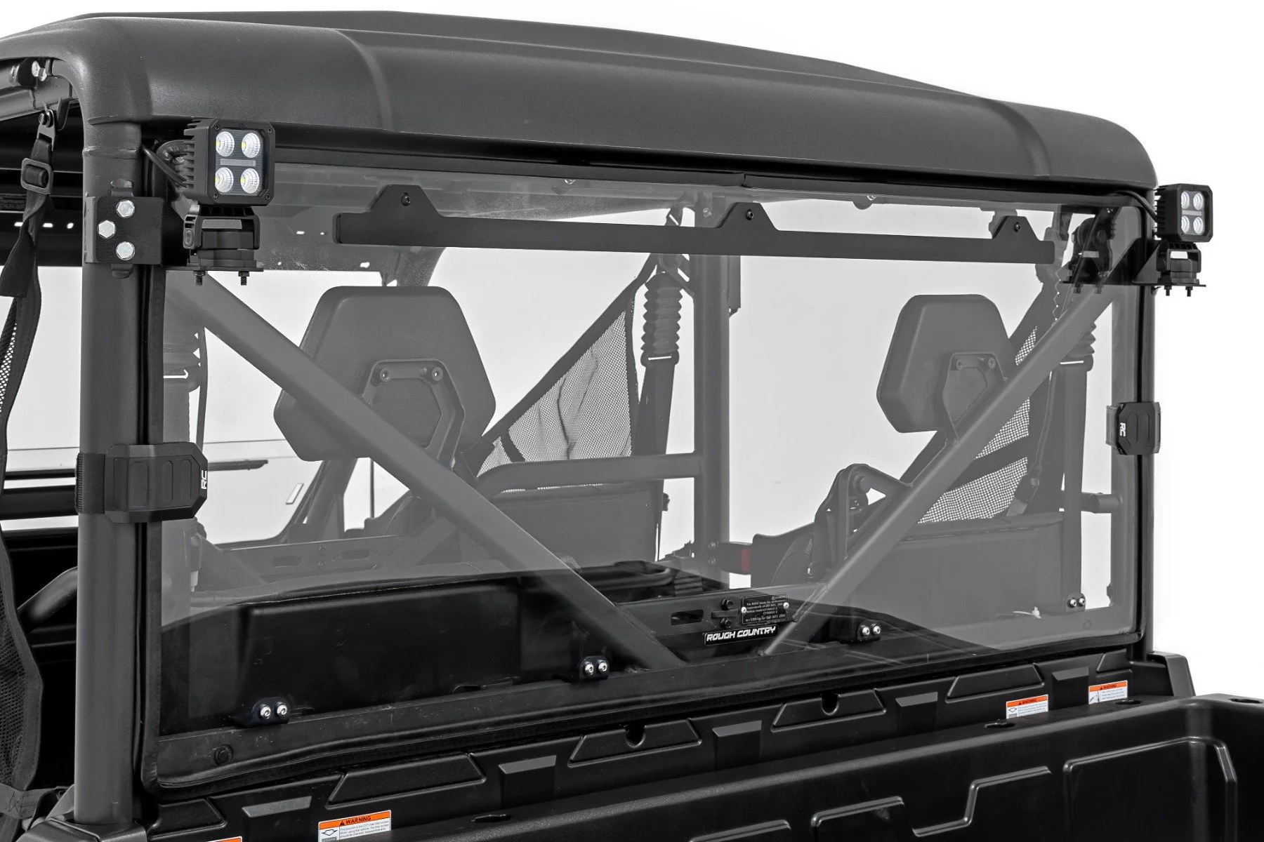 Rough Country - LED Light Kit - Rear Mount - 3" Chrome Pair - Wide Angle - CFMOTO UFORCE 1000 - Image 2
