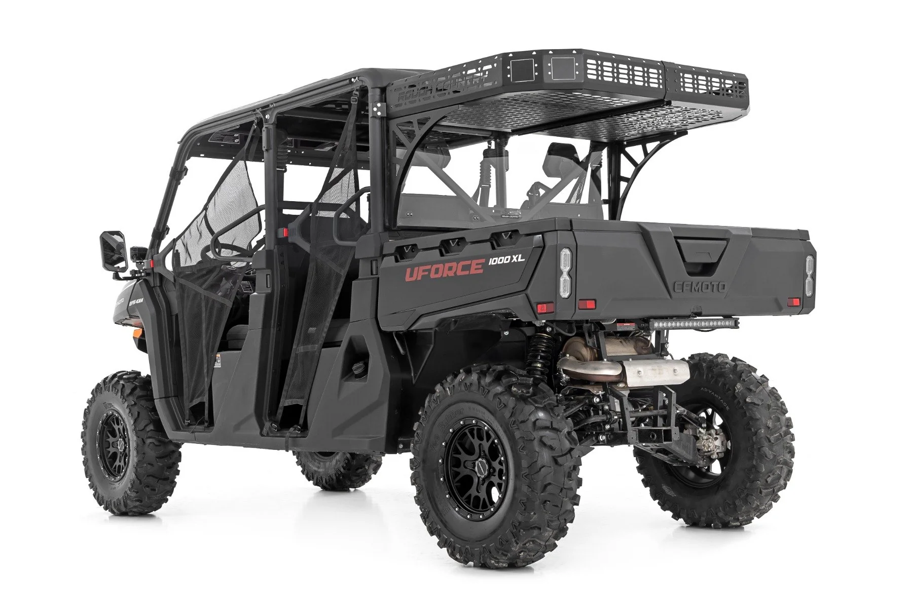 Rough Country - LED Light Kit - Under Bed Mount - 20" Black Single Row - CFMOTO UFORCE 1000 - Image 3