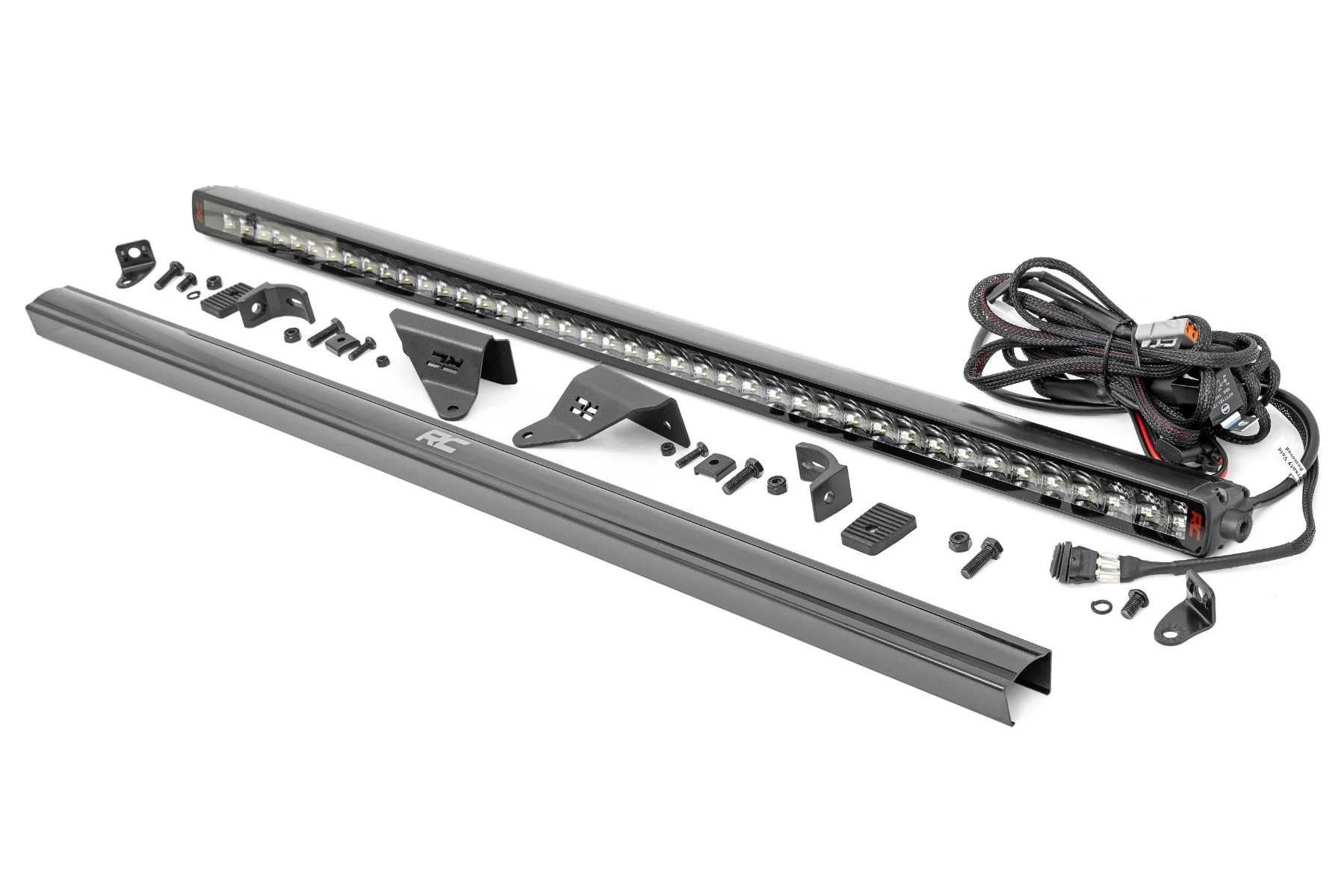 Rough Country - LED Light Kit - Upper Windshield - 40" Spectrum Single Row - Ford Bronco (21-25)