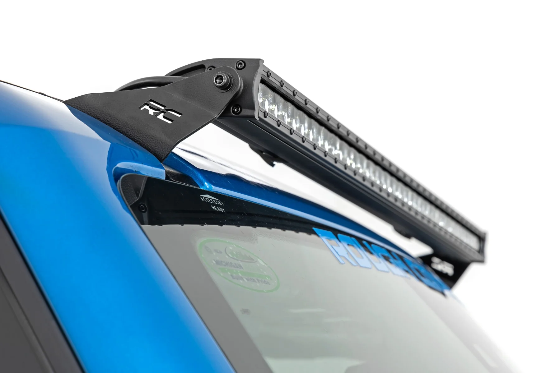 Rough Country - LED Light Kit - Upper Windshield - 40" Spectrum Single Row - Ford Bronco (21-25) - Image 6
