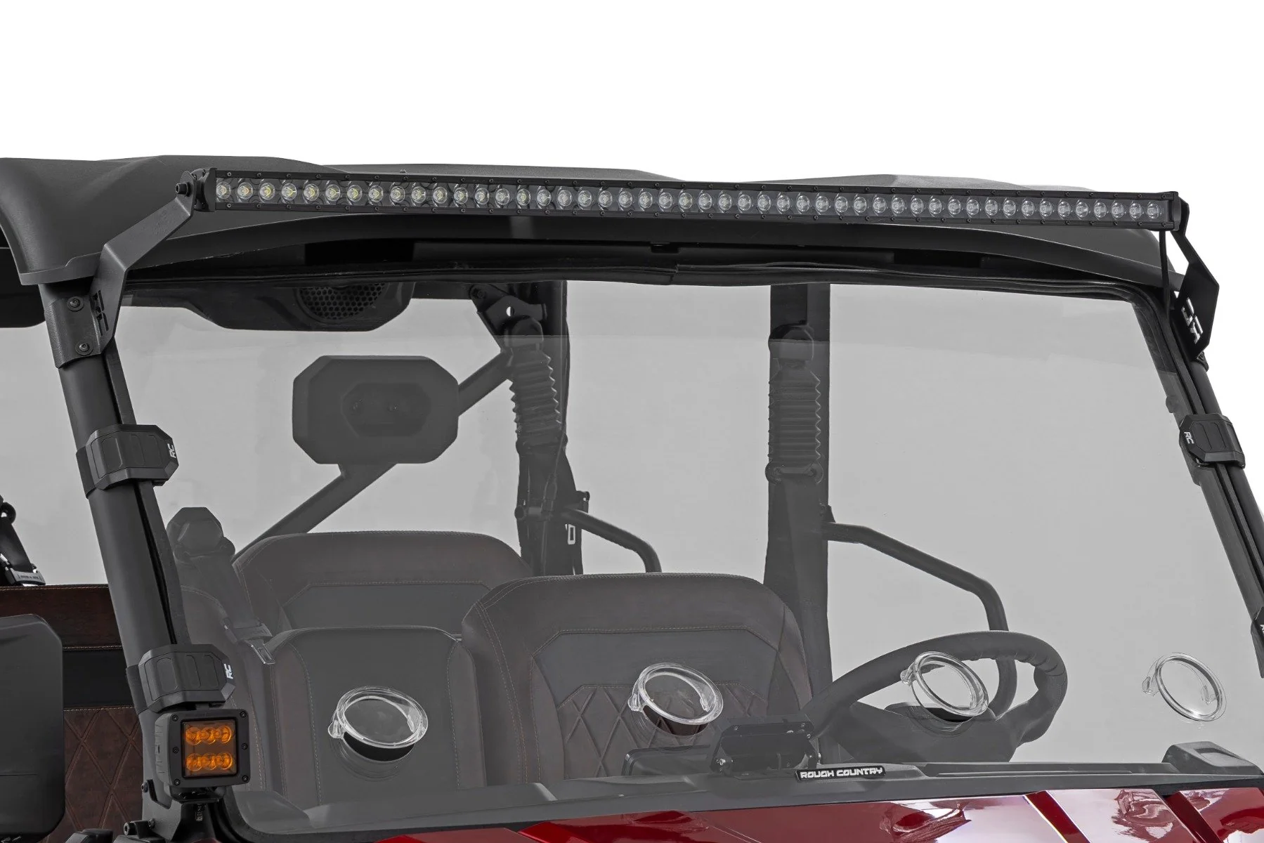 LED Light Mount | 50" Black Single Row | CFMOTO UFORCE U10 Pro - Image 2