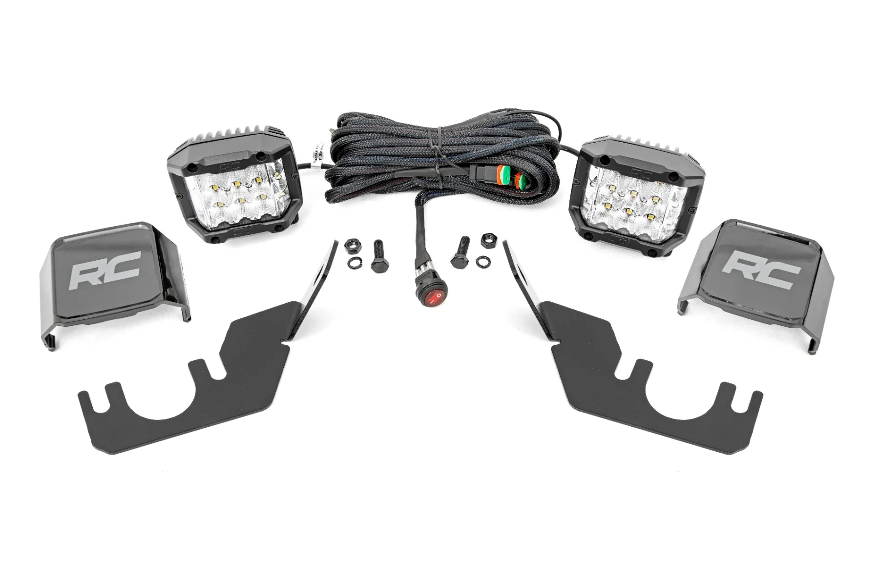 Rough Country - LED Light - Rear Mount - 3" OSRAM - Kawasaki Teryx 1000/Teryx 4 1000