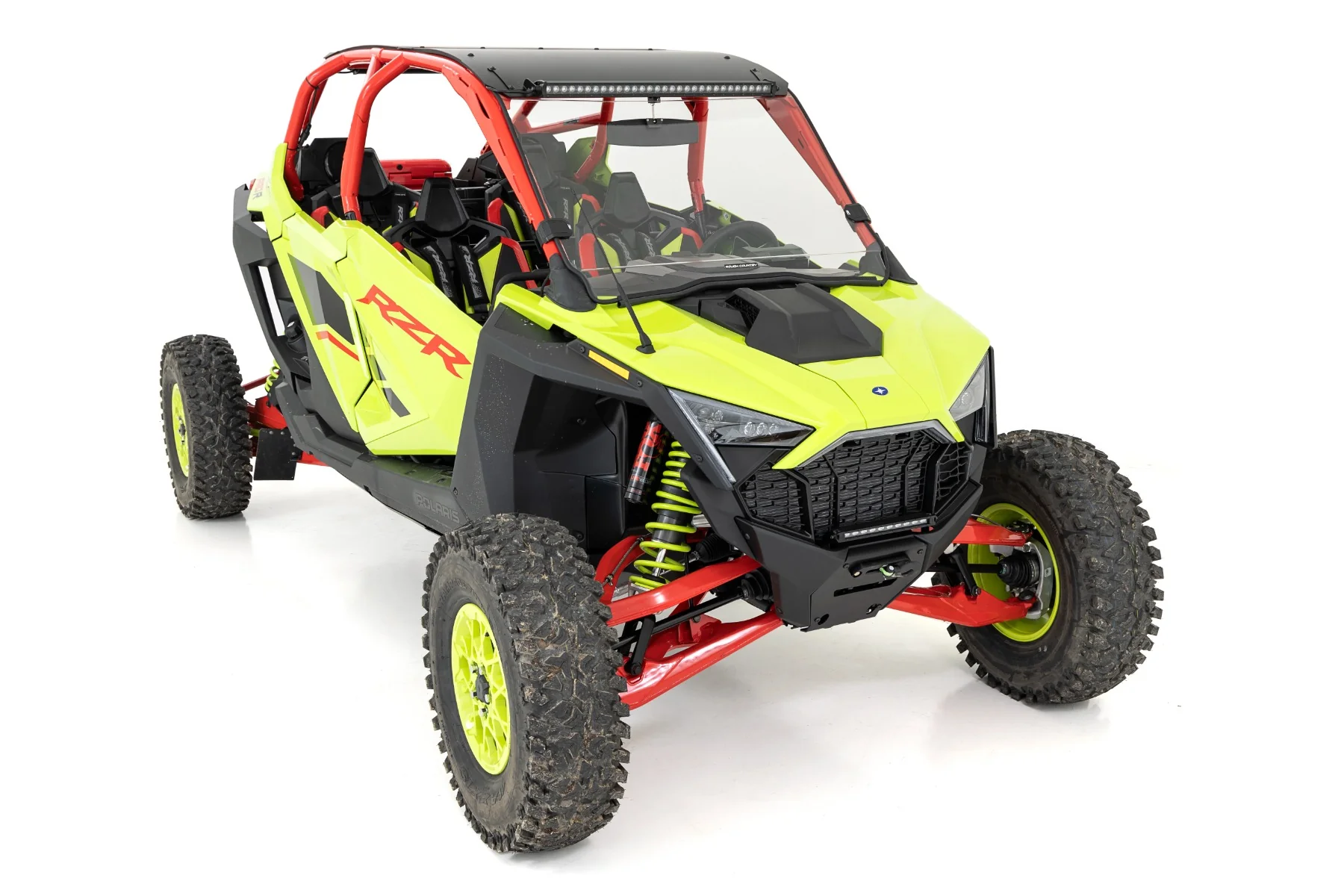 Rough Country - LED Light - Winch Mount - RS6500S - 10" Black Slimline - Polaris RZR Pro R - Image 6
