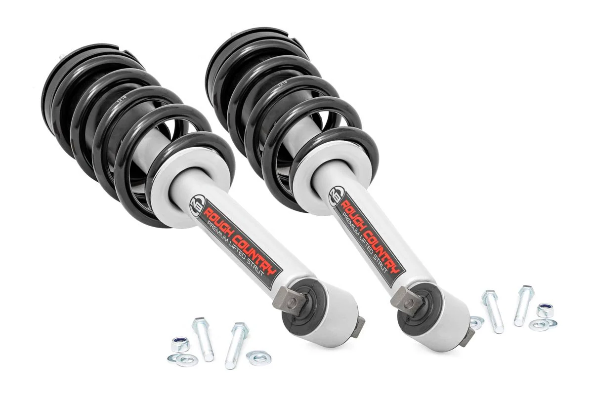 Rough Country - Loaded Strut Pair - 5 Inch - Chevy/GMC 1500 Truck & SUV (07-14) - Image 2