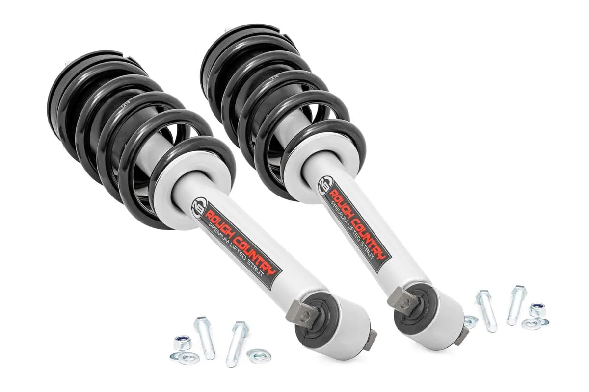 Rough Country - Loaded Strut Pair - 6 Inch - GMC Sierra 1500  (2019-2025 & Classic)