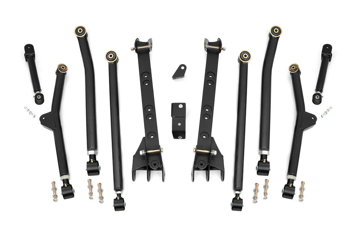 Rough Country - Long Arm Upgrade Kit - 4-6 Inch Lift - Jeep Wrangler TJ 4WD (1997-2006) - Image 2