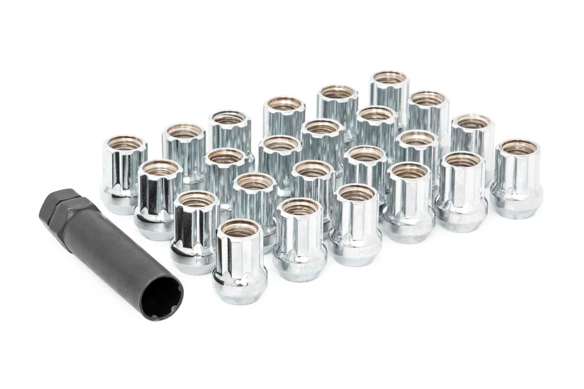 Rough Country - Lug Nut Set - M12x1.25 - 24 Qty - Chrome - Open End - Image 4