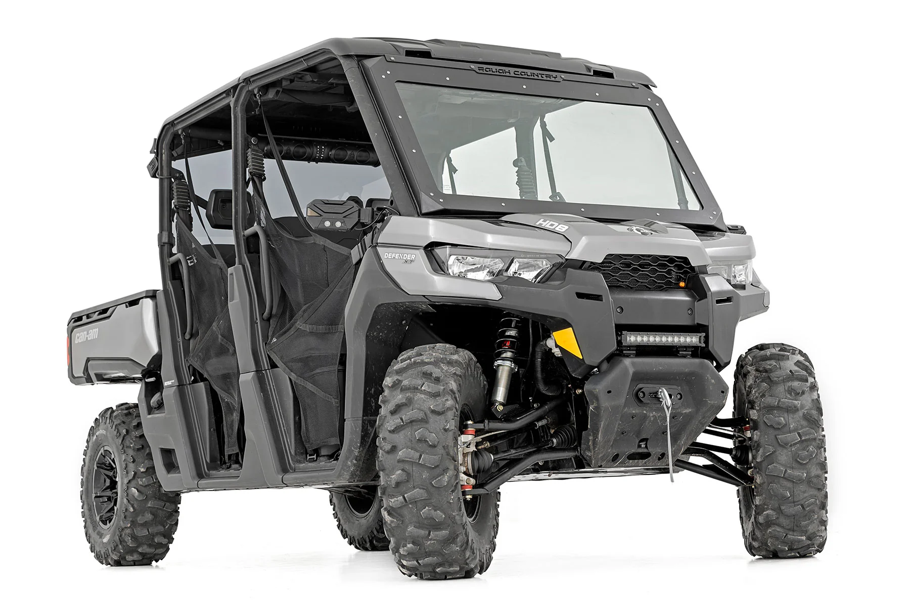 Rough Country - M1 Front Coil Over Shocks - Ride Height Adjust - Can-Am Defender HD 5/HD 8/HD 9 - Image 9