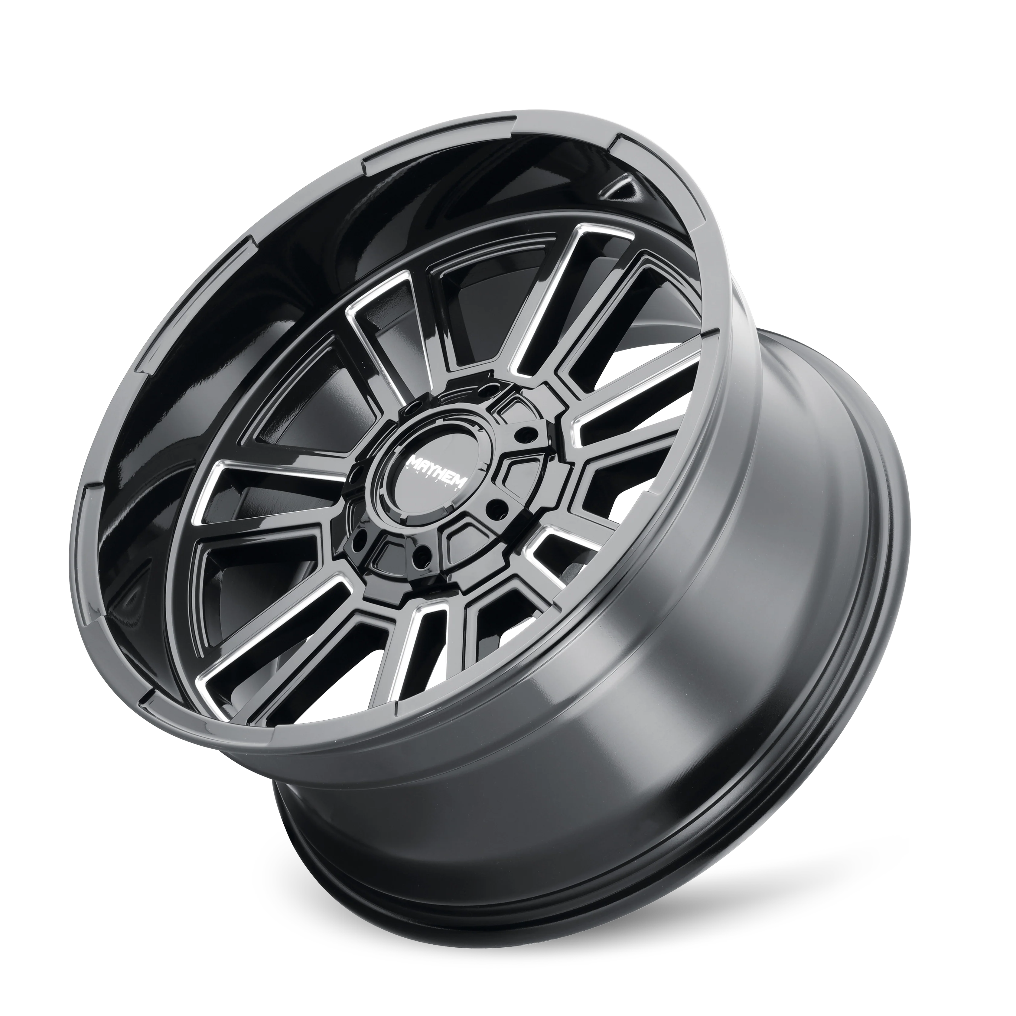 Mayhem - MAYHEM APOLLO 8115 GLOSS BLACK MILLED 20-9 8-170 18MM 125.2MM - Image 3