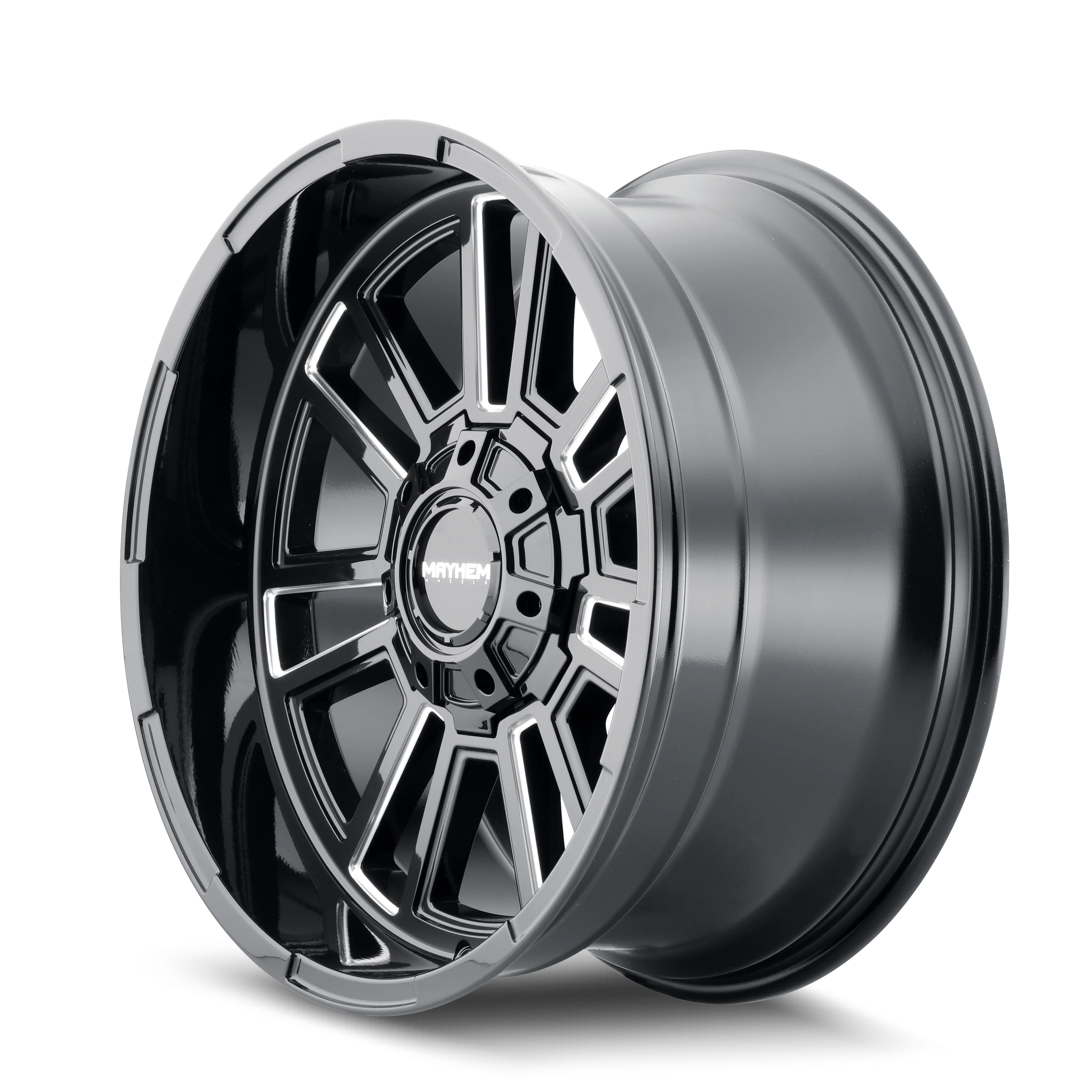 Mayhem - MAYHEM APOLLO 8115 GLOSS BLACK MILLED 20X9 5-127/5-139.7 0MM 87.1MM - Image 2