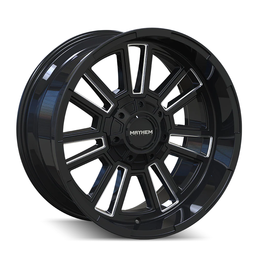 Mayhem - MAYHEM APOLLO 8115 GLOSS BLACK MILLED 20X9 5-127/5-139.7 0MM 87.1MM - Image 4