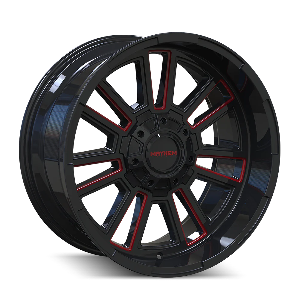 Mayhem - APOLLO (8115) GLOSS BLACK MILLED PRISM RED - Image 4
