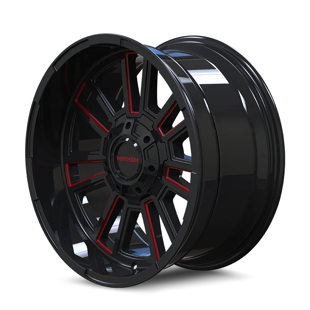 Mayhem - APOLLO (8115) GLOSS BLACK MILLED PRISM RED - Image 5