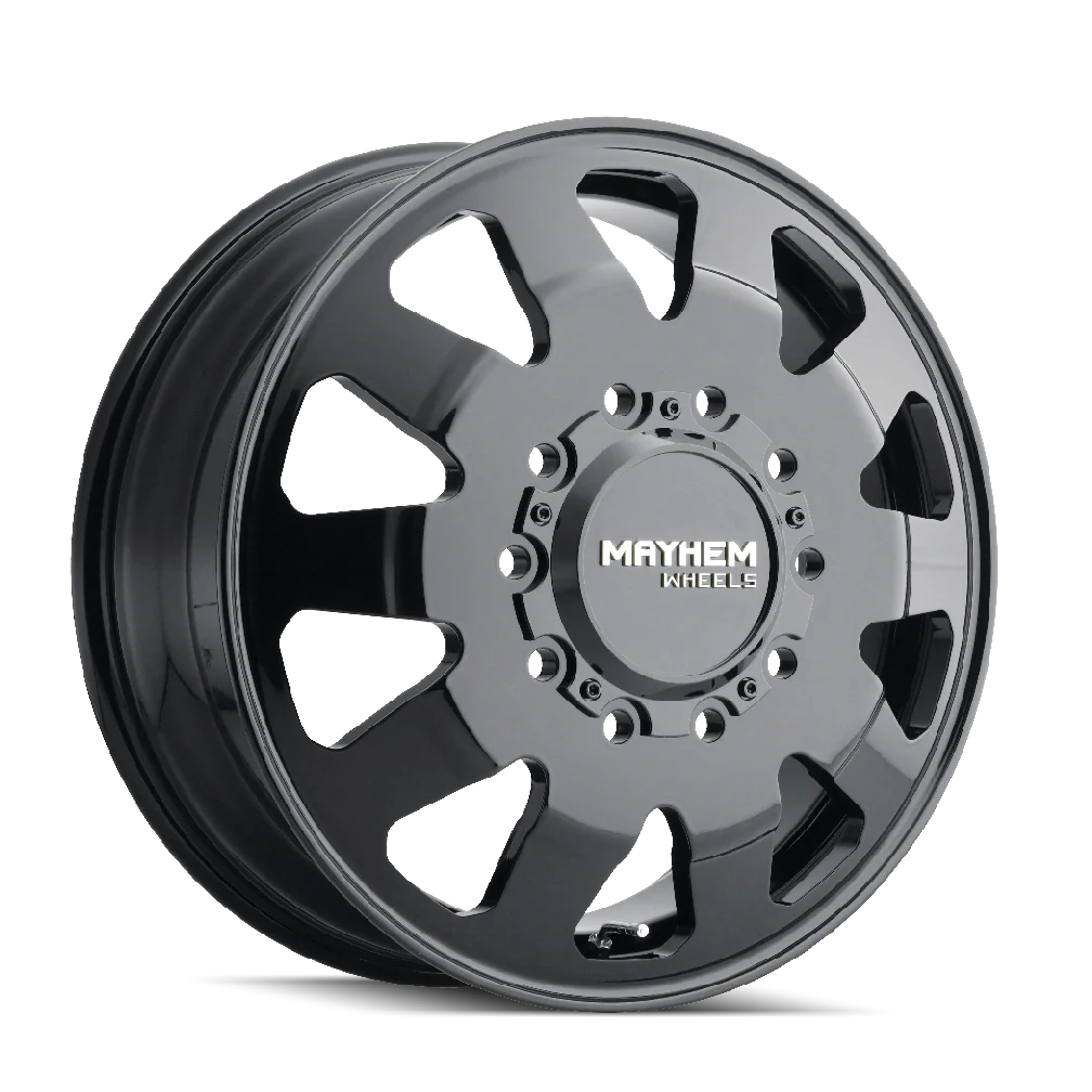 Mayhem - MAYHEM CHALLENGER 8181 FORGED GLOSS BLACK 22X8.25 10-225 169MM 170.1MM - Image 3