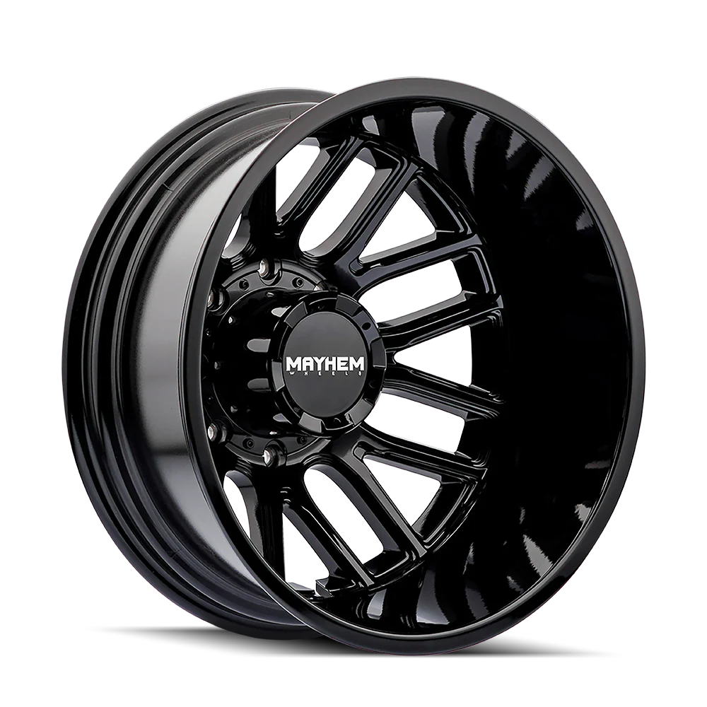 Mayhem - MAYHEM COGENT DUALLY 8107D GLOSS BLACK 20X8.25 8-200 -192MM 142MM