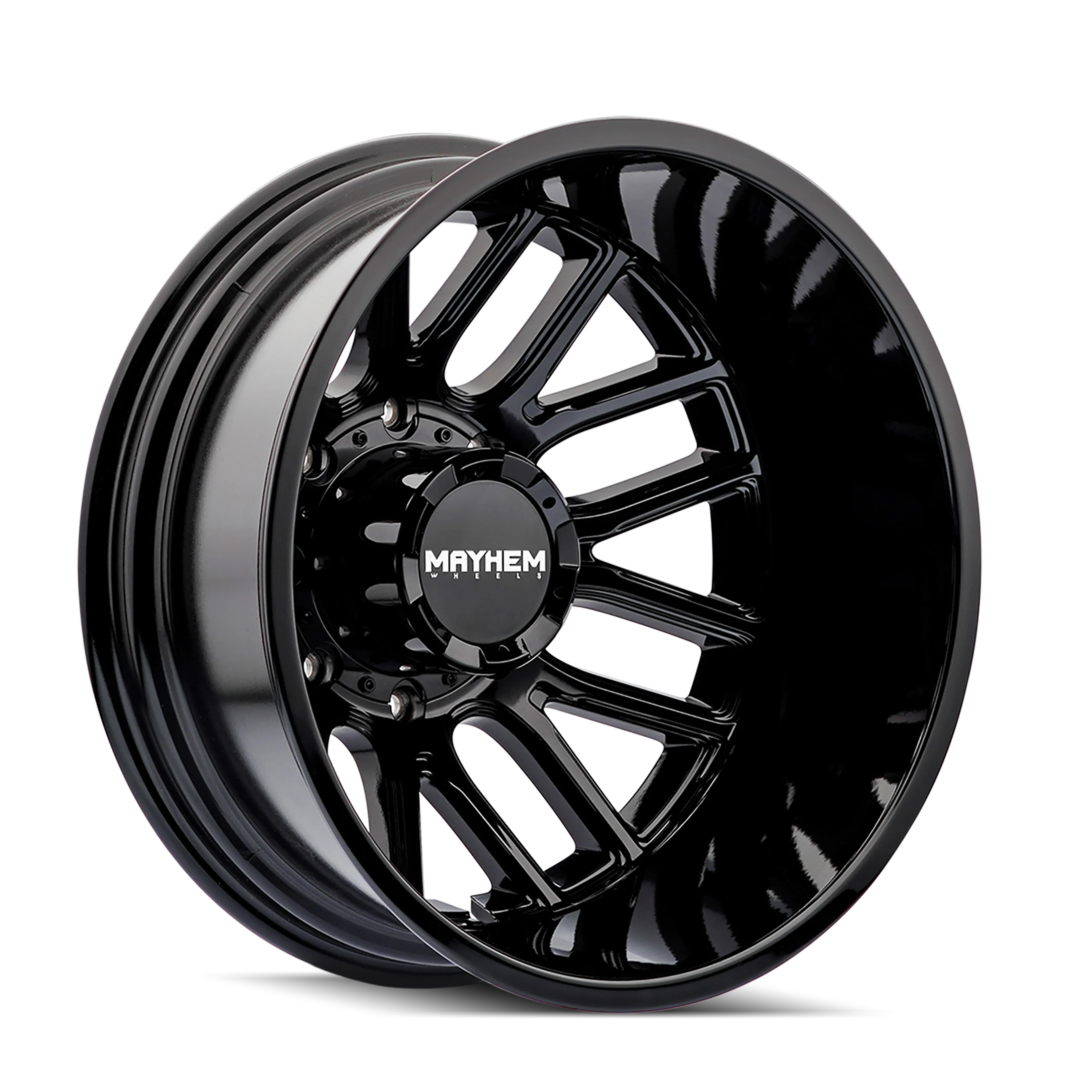 Mayhem - MAYHEM COGENT DUALLY 8107D GLOSS BLACK 20X8.25 8-210 -192MM 154.2MM - Image 3