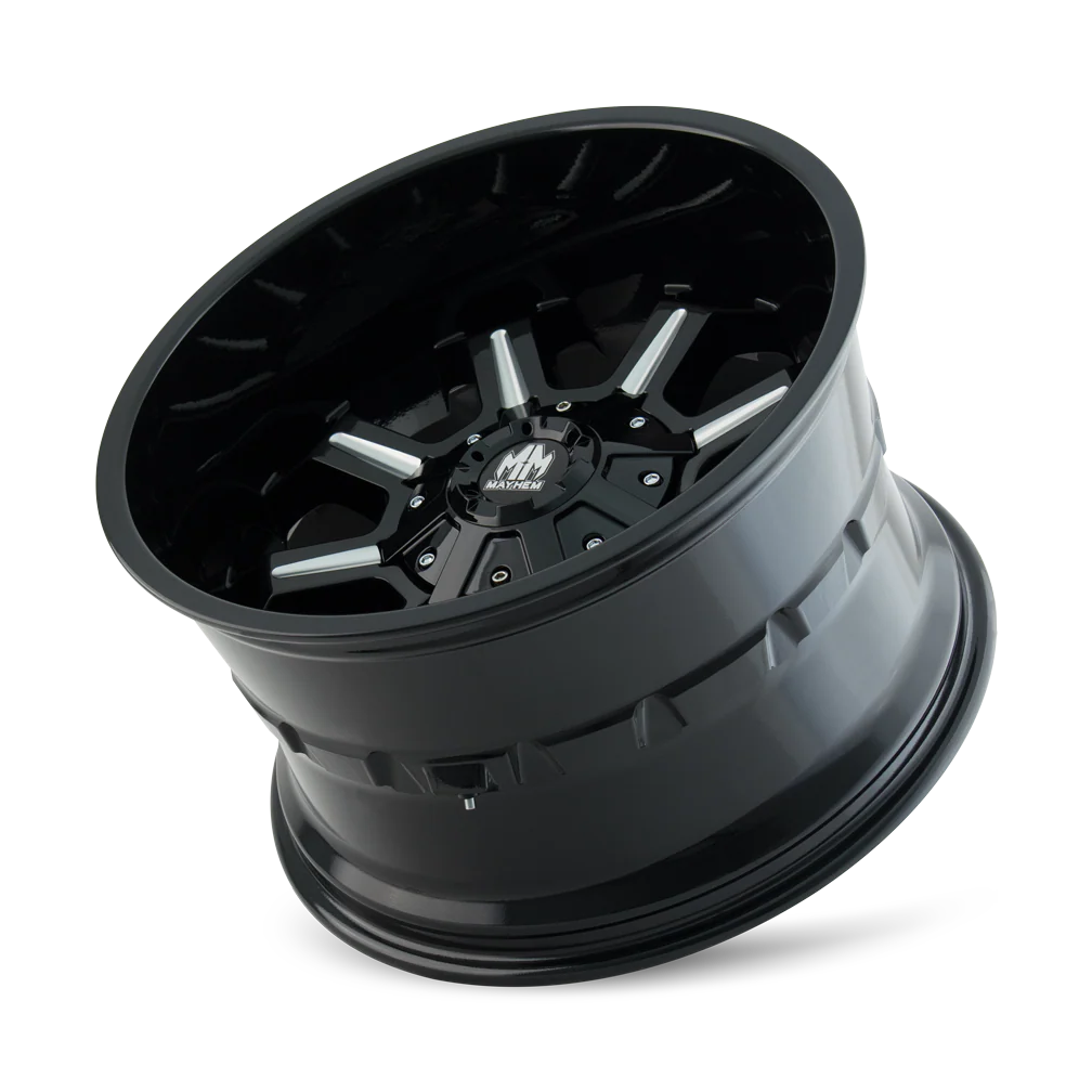 Mayhem - MAYHEM COMBAT 8105 GLOSS BLACK MILLED 18X9 6-135/6-139.7 -12MM 106MM - Image 6